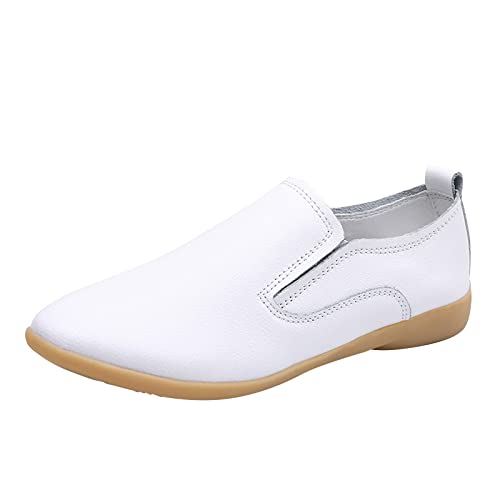 ReSin90s Damen Loafer Schuhe Schlupfschuhe,Bequeme Freizeitschuhe, Mokassins Aus Elegant Penny Loafers Schleifen Profilsohle Fahrerschuhe von ReSin90s