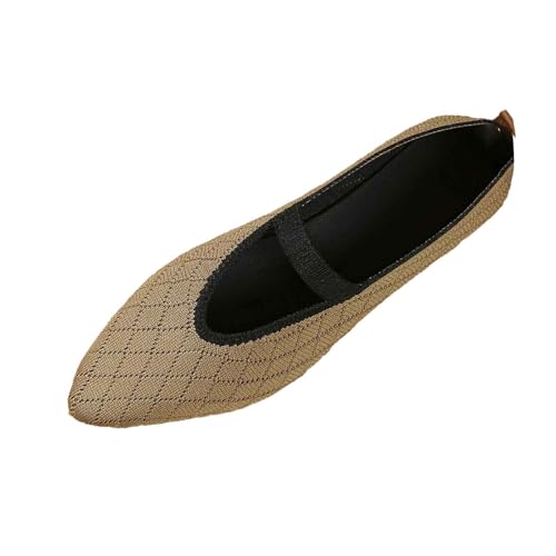 ReSin90s Damen Loafer Schuhe Slip on Schuhe rutschfest Flache Ballerina Elegante Und Bequeme Ballettschuhe Freizeitschuhe Trachtenschuhe von ReSin90s