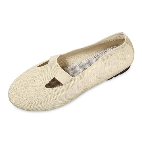 ReSin90s Damen Loafer Schuhe Slip on Strick Schuhe Mittelalter Mokassins Sommerschuhe,Runder Spitze, rutschfeste Loafers Für Spaziergänge Keilabsatz Lässiger Stil ReSin90s Damen Loafer Schuhe Slip on Strick Schuhe Mittelalter Mokassins Sommerschuhe,Runder Spitze, rutschfeste Loafers Für Spaziergänge Keilabsatz Lässiger Stil von ReSin90s
