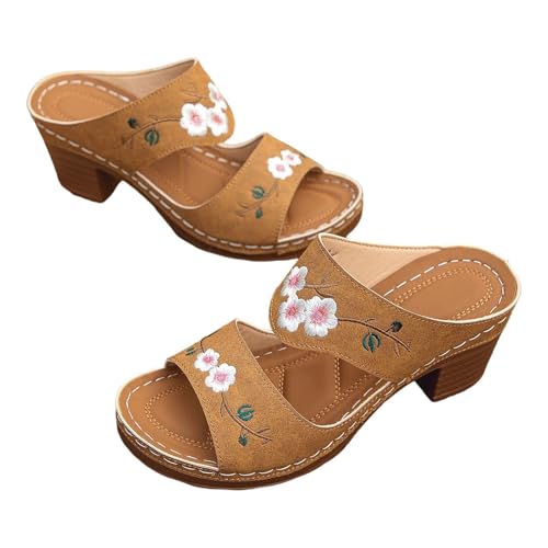 ReSin90s Damen Mules Mit Hohem Blockabsatz Offene Zeh Blockabsatz Party Schuhe Ohne Verschluss Pantoletten Sommerschuhe Slipper Hausschuhe Slides Damenschuhe Frauen ReSin90s Damen Mules Mit Hohem Blockabsatz Offene Zeh Blockabsatz Party Schuhe Ohne Verschluss Pantoletten Sommerschuhe Slipper Hausschuhe Slides Damenschuhe Frauen von ReSin90s