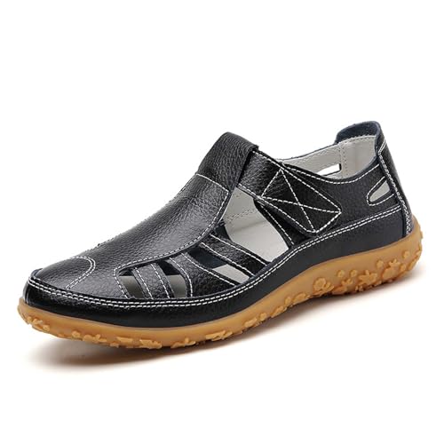 ReSin90s Damen Platform Slides Hausschuhe Mit Keilabsatz Orthopädische Sandals Slip-On Bequeme Slide Mit Offenem Zehenbereich Hausschuhe Plateausandale Schlappen Für Wandern Meer Strand Pool von ReSin90s