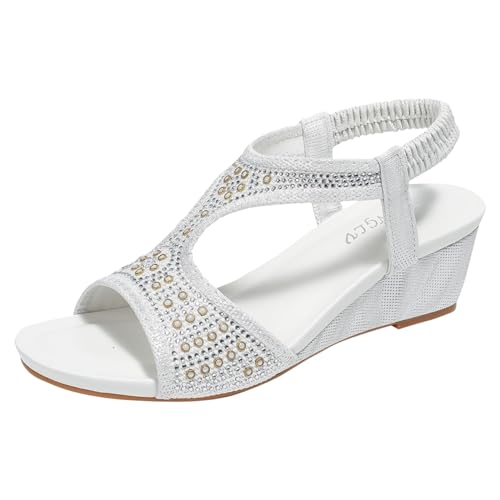 ReSin90s Damen -Plattform-Keilsandalen Mittelhohes Wedges Keilsandalen Klassische Sandalette Frauen Slipper Bequeme Orthopädische Sandalen ReSin90s Damen -Plattform-Keilsandalen Mittelhohes Wedges Keilsandalen Klassische Sandalette Frauen Slipper Bequeme Orthopädische Sandalen von ReSin90s