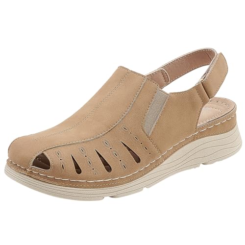 ReSin90s Damen -Plattform-Keilsandalen Sommer Elegant Sandaletten Casual Keilsandalen Pantoletten Peeptoe Wedge Freizeit Sommerschuhe Damensandalen Strandschuhe ReSin90s Damen -Plattform-Keilsandalen Sommer Elegant Sandaletten Casual Keilsandalen Pantoletten Peeptoe Wedge Freizeit Sommerschuhe Damensandalen Strandschuhe von ReSin90s
