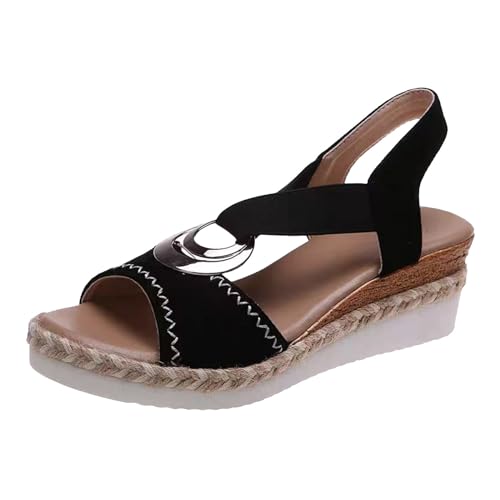 ReSin90s Damen -Plattform-Keilsandalen Sommer Frauen Freizeit Abendschuhe Schuhe Sandaletten Brautschuhe Freizeit Flach Sandalette Keilabsatz Keilpumps ReSin90s Damen -Plattform-Keilsandalen Sommer Frauen Freizeit Abendschuhe Schuhe Sandaletten Brautschuhe Freizeit Flach Sandalette Keilabsatz Keilpumps von ReSin90s