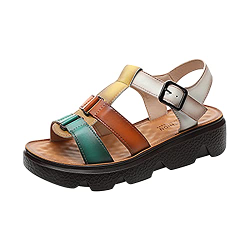 ReSin90s Damen Sandalen Mit Keilabsatz Reißverschluss Plateau Sommer Frauen Schuhe Plateausandalen Freizeit Flach Sandalette Keilabsatz Keilpumps ReSin90s Damen Sandalen Mit Keilabsatz Reißverschluss Plateau Sommer Frauen Schuhe Plateausandalen Freizeit Flach Sandalette Keilabsatz Keilpumps von ReSin90s