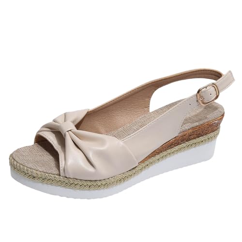 ReSin90s Damen Sandalen Mit Keilabsatz Wedges Sandaletten Mit Geschlossene Elegant Keilsandalen Anti-Rutsch-Sandalen Leicht Sommer Strandsandalen ReSin90s Damen Sandalen Mit Keilabsatz Wedges Sandaletten Mit Geschlossene Elegant Keilsandalen Anti-Rutsch-Sandalen Leicht Sommer Strandsandalen von ReSin90s