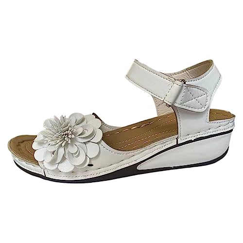 ReSin90s Damen Sandalen Mit Keilabsatze Sommer Frauen Freizeit Abendschuhe Schuhe Sandaletten Brautschuhe Keilsandalen Elegant Bequem Sommerschuhe Damensandalen ReSin90s Damen Sandalen Mit Keilabsatze Sommer Frauen Freizeit Abendschuhe Schuhe Sandaletten Brautschuhe Keilsandalen Elegant Bequem Sommerschuhe Damensandalen von ReSin90s