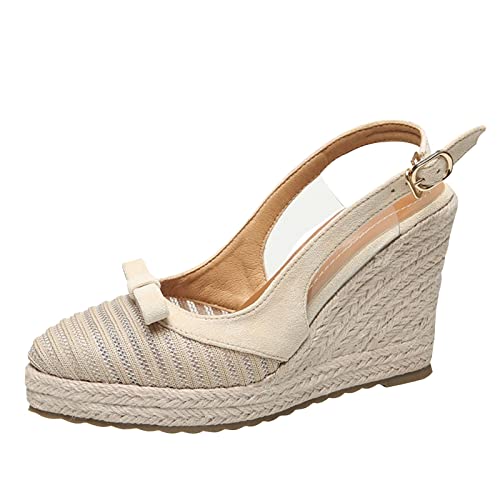 ReSin90s Damen Sandalen Mit Keilabsatze Sommer Frauen Schuhe Geschlossene Absatz Sandaletten Weiche Fußbett Pool Meer Strand Outdoor Sommerschuhe ReSin90s Damen Sandalen Mit Keilabsatze Sommer Frauen Schuhe Geschlossene Absatz Sandaletten Weiche Fußbett Pool Meer Strand Outdoor Sommerschuhe von ReSin90s