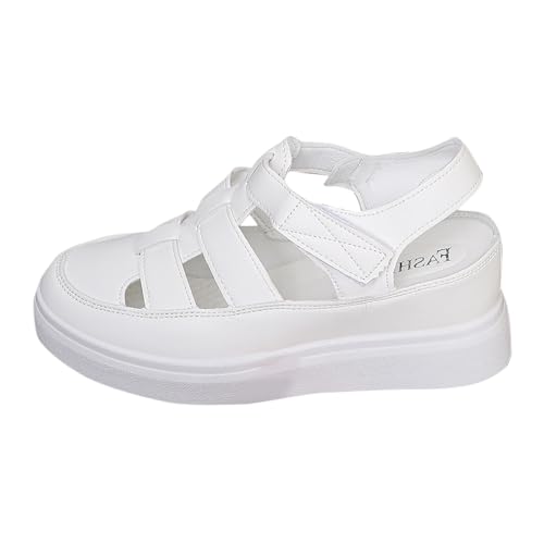ReSin90s Damen Sandalen Mit Keilabsatze Wedges Sandaletten Mit Geschlossene Elegant Keilsandalen Sommerschuhe Sommer Pumps Frauen Schuhe von ReSin90s