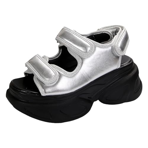 ReSin90s Damen Sandalen Sommer Offene Zehen Lässig Mit Absatz Strandsandalen Strandschuhe Keilabsatz Pumps Freizeitsandale Damensandalen ReSin90s Damen Sandalen Sommer Offene Zehen Lässig Mit Absatz Strandsandalen Strandschuhe Keilabsatz Pumps Freizeitsandale Damensandalen von ReSin90s