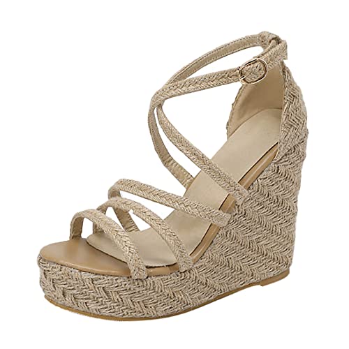 ReSin90s Damen Sandalen Sommer Sommer Offene Zehen Lässig Mit Absatz Strandsandalen Strandschuhe Keilabsatz Pumps Freizeitsandale Damensandalen ReSin90s Damen Sandalen Sommer Sommer Offene Zehen Lässig Mit Absatz Strandsandalen Strandschuhe Keilabsatz Pumps Freizeitsandale Damensandalen von ReSin90s
