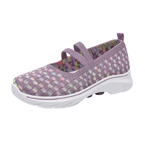 ReSin90s Damen Slip on Sneaker Bequeme Slip Auf Casual Flat Mocassin Vermascht Memory Schaum Schuhe Weich Strickstoff Freizeitschuhe Walkingschuhe Outdoor Running Tennisschuhe ReSin90s Damen Slip on Sneaker Bequeme Slip Auf Casual Flat Mocassin Vermascht Memory Schaum Schuhe Weich Strickstoff Freizeitschuhe Walkingschuhe Outdoor Running Tennisschuhe von ReSin90s