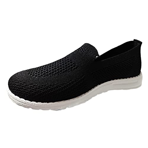ReSin90s Damen Slip on Sneaker Einzelne Flache Schuhe Plateau Loafers Memory Schaum Schuhen Anti Rutsch Laufschuhe Outdoor Walkingschuhe Laufschuhe Turnschuhe Breite Fuß Bequeme Outdoor Sportschuhe von ReSin90s
