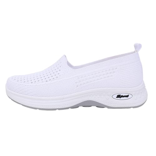 ReSin90s Damen Slip on Sneaker Sommer Atmungsaktiv Memory Schaum Krankenschwester Loafers Bequeme Mit Keilabsatz Wanderschuhe Halbschuhe Slip-On Sportsschuhe Sommerschuhe ReSin90s Damen Slip on Sneaker Sommer Atmungsaktiv Memory Schaum Krankenschwester Loafers Bequeme Mit Keilabsatz Wanderschuhe Halbschuhe Slip-On Sportsschuhe Sommerschuhe von ReSin90s