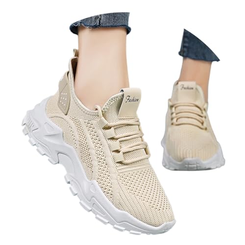 ReSin90s Damen Sneakers Schuhe Sportschuhe Turnschuhe Leicht Und Bequem Joggingschuhe Straßenlaufschuhe Luftpolster Atmungsaktiv Turnschuhe Hallenschuhe Fußballschuhe Größe Für Trekking von ReSin90s