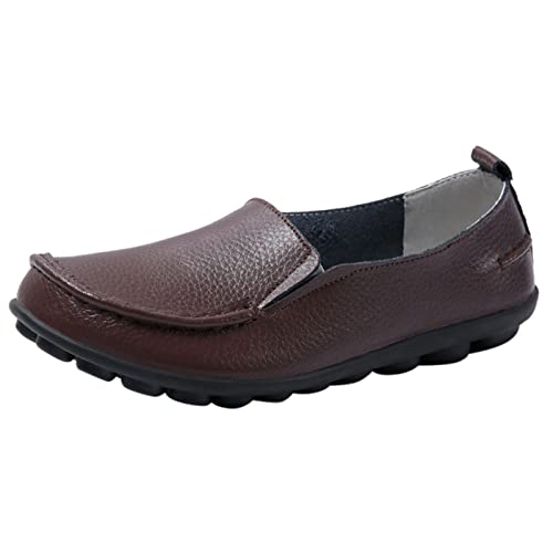 ReSin90s Flache Schuhe Für Damen Loafer Atmungsaktive Freizeitschuhe Bequeme Wanderschuhe Slip on Flache Schuhe Loafers Wanderschuhe Business-Schuhen Für Damen von ReSin90s