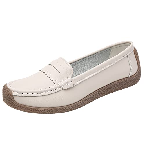 ReSin90s Flache Schuhe Für Damen Loafer Flache Bequem Beiläufig Arbeit Freizeitschuhe Niedrige Schuhe Faltbare Loafer Business, Casual, Schuhen,Wanderschuhe von ReSin90s