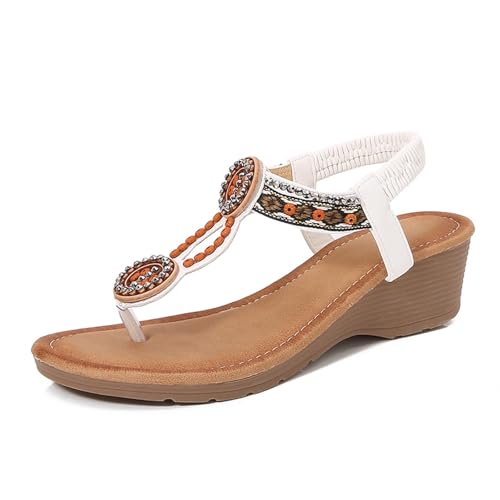 ReSin90s Flip Flops Damen Bequem Zehentrenner Sommerschuhe Mit Fussbett Pantolette High Heels Sandale Offen Strand Keilabsatz Pantoletten Für Gehen Einkaufen Urlaub Beach ReSin90s Flip Flops Damen Bequem Zehentrenner Sommerschuhe Mit Fussbett Pantolette High Heels Sandale Offen Strand Keilabsatz Pantoletten Für Gehen Einkaufen Urlaub Beach von ReSin90s