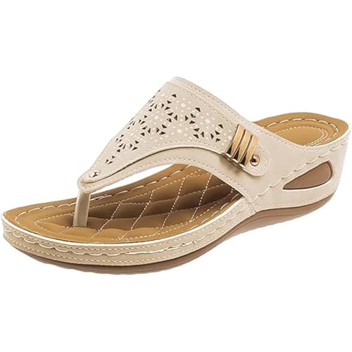 ReSin90s Flip Flops Damen Sandalen Bequeme Plantarfasziitis Fußbett Badelatschen Zehentrenner High Heels Sandale Offen Strand Keilabsatz Pantoletten Für Komfort Und Rutschfestes ReSin90s Flip Flops Damen Sandalen Bequeme Plantarfasziitis Fußbett Badelatschen Zehentrenner High Heels Sandale Offen Strand Keilabsatz Pantoletten Für Komfort Und Rutschfestes von ReSin90s
