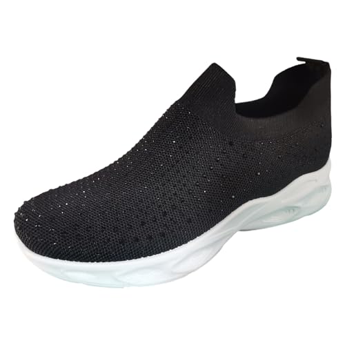 ReSin90s Freizeitschuhe Damen Leicht Schuhe Ohne Schnürung Bequeme Handsfree Slip on Walkingschuhe Mit Keilabsatz Wanderschuhe Halbschuhe Slip-On Sportsschuhe Sommerschuhe ReSin90s Freizeitschuhe Damen Leicht Schuhe Ohne Schnürung Bequeme Handsfree Slip on Walkingschuhe Mit Keilabsatz Wanderschuhe Halbschuhe Slip-On Sportsschuhe Sommerschuhe von ReSin90s