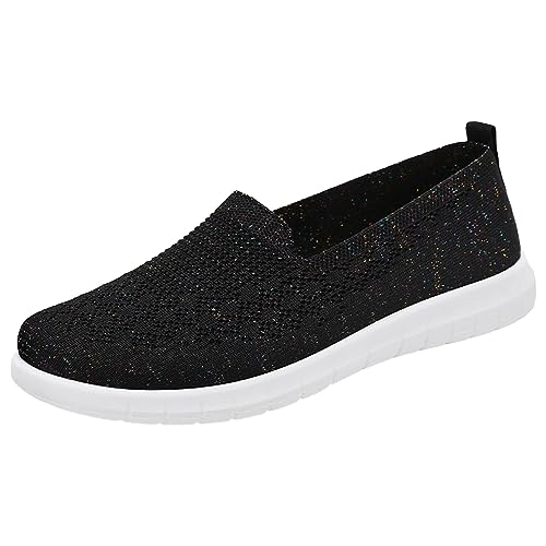 ReSin90s Freizeitschuhe Damen Slip on Strick Schuhe Mokassins Gymnastikschuhe Sneaker Elegant Loafer Mit Keilabsatz Wanderschuhe Halbschuhe Outdoor Running Tennisschuhe ReSin90s Freizeitschuhe Damen Slip on Strick Schuhe Mokassins Gymnastikschuhe Sneaker Elegant Loafer Mit Keilabsatz Wanderschuhe Halbschuhe Outdoor Running Tennisschuhe von ReSin90s