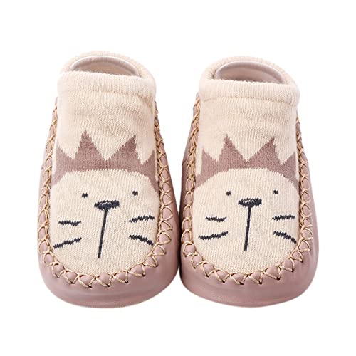 ReSin90s Hausschuhe Kinder Junge Sockenschuhe Babyschuhe rutschfeste Niedlicher Cartoon Weicher Stricken Schuhe Kinderschuhe Unisex Babybodenschuhe Hausschuhe Für Mädchen Junge von ReSin90s