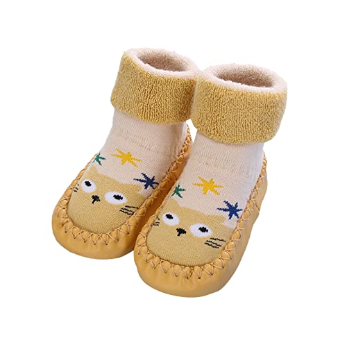 ReSin90s Hausschuhe Kinder Junge Sockenschuhe Bequeme Sockenschuhe Aus Schnelltrocknendem Tiermotive Baumwolle Babybodenschuhe Kleinkind Schuhe von ReSin90s