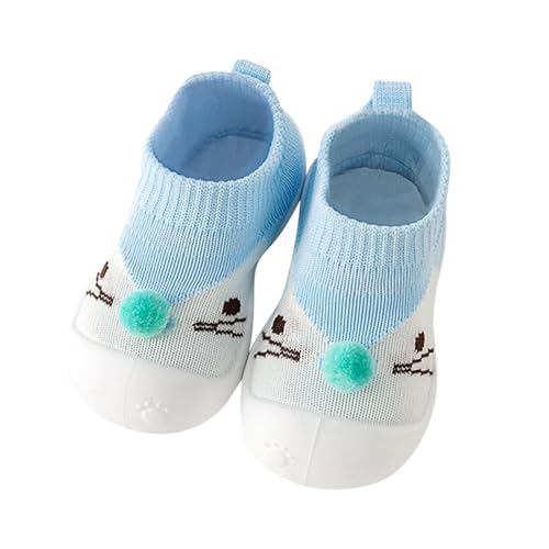 ReSin90s Hausschuhe Kinder Junge Sockenschuhe Lauflernschuhe Kinder Socke Mit Gummisohle rutschfeste Hüttenschuhe Kinderschuhe Babybodenschuhe Für Mädchen Jungen von ReSin90s
