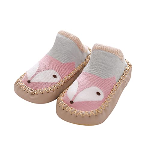 ReSin90s Hausschuhe Kinder Junge Sockenschuhe rutschfeste Lauflerner Schuhe Kleinkind Weicher Stricken Hausschuhe Baby Barfußschuhe Kinderschuhe Für Baby Mädchen Junge von ReSin90s