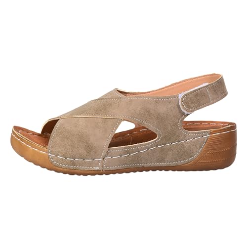 ReSin90s Keilsandalen Damen Elegant Weite H Sandaletten Keilabsatz Wedges Sommer Frauen Peeptoes Absatz Pantoletten Weiche Fußbett Pool Meer Strand Outdoor Sommerschuhe ReSin90s Keilsandalen Damen Elegant Weite H Sandaletten Keilabsatz Wedges Sommer Frauen Peeptoes Absatz Pantoletten Weiche Fußbett Pool Meer Strand Outdoor Sommerschuhe von ReSin90s