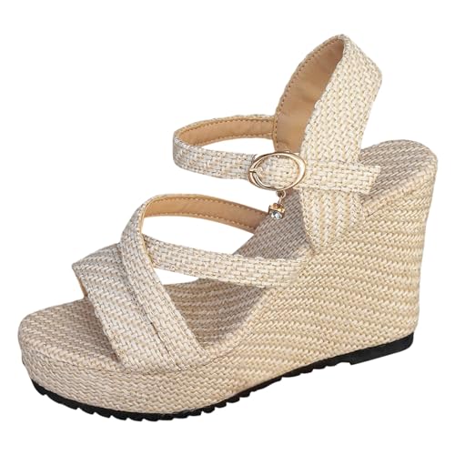 ReSin90s Keilsandaletten Damen Mit Keilabsatz Sommer Frauen Freizeit Abendschuhe Schuhe Sandaletten Brautschuhe Zum Hineinschlüpfen Sommerschuhe Orthopädische Schuhe Sport ReSin90s Keilsandaletten Damen Mit Keilabsatz Sommer Frauen Freizeit Abendschuhe Schuhe Sandaletten Brautschuhe Zum Hineinschlüpfen Sommerschuhe Orthopädische Schuhe Sport von ReSin90s