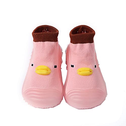 ReSin90s Krabbelschuhe Baby, Lauflernschuhe Kinder, Lauflernschuhe Kinder Socke Mit Gummisohle rutschfeste Hüttenschuhe Kinderschuhe Unisex Babybodenschuhe Hausschuhe Für Mädchen Junge von ReSin90s