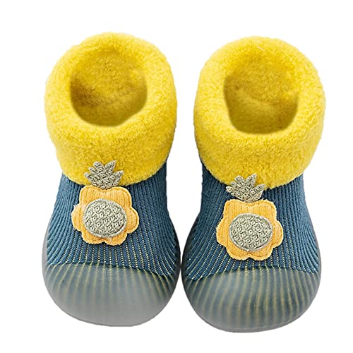 ReSin90s Krabbelschuhe Baby Lauflernschuhe Kinder Baumwollschuhe Gestrickte Kinderschuhe Krabbelschuhe Krabbelsocken Sockenschuhe Für Mädchen Junge von ReSin90s