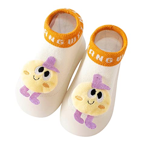 ReSin90s Krabbelschuhe Baby Lauflernschuhe Kinder Baumwollschuhe Gestrickte Kinderschuhe Krabbelschuhe Pour Bébé, Unisex Pantoufles Pour Fille Garçon von ReSin90s