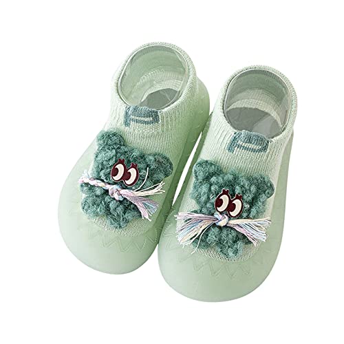 ReSin90s Krabbelschuhe Baby Lauflernschuhe Kinder Chaussettes Antidérapantes Chaussures Hüttenschuhe Babybodenschuhe,Krabbelsocken Sockenschuhe Für Mädchen Junge von ReSin90s