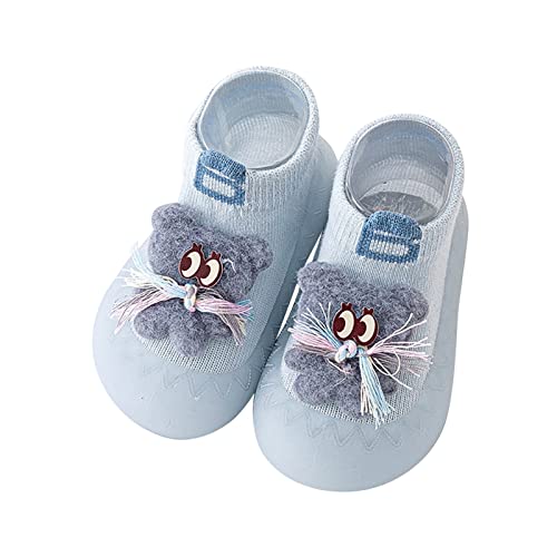 ReSin90s Krabbelschuhe Baby Lauflernschuhe Kinder Chaussons Chaussettes Semelle Souple Antidérapants Socken Schuhe Babybodenschuhe,Krabbelsocken Sockenschuhe Für Mädchen Junge von ReSin90s