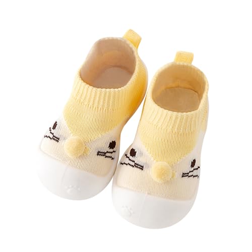 ReSin90s Krabbelschuhe Baby Lauflernschuhe Kinder Kleinkind Schuhe Komfortabel Hallenschuhe Socken Schuhe Kinder Mädchen Barfussschuhe Kindergarten Slippers Jungen von ReSin90s