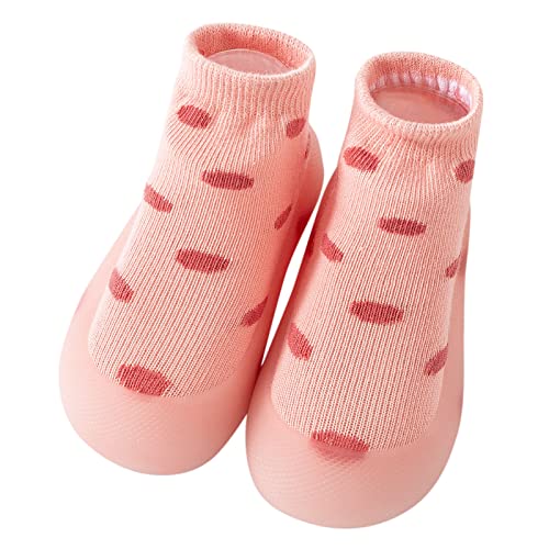 ReSin90s Krabbelschuhe Baby Lauflernschuhe Kinder Weiche Gummisohle rutschfeste Barfußschuhe Schnelltrocknendem Herbst Winter Warme Sockenschuhe Junge Bodensocken von ReSin90s