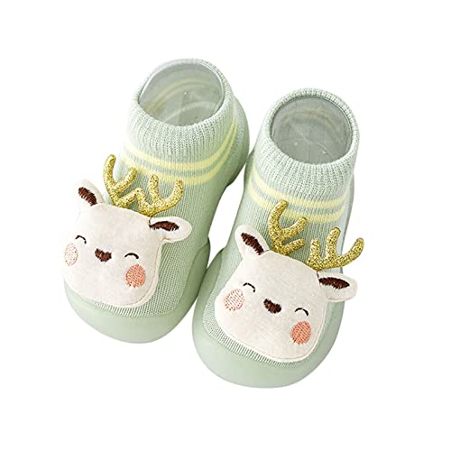 ReSin90s Krabbelschuhe Baby Lauflernschuhe Kinder rutschfest Pantoffeln Atmungsaktive Weich Lauflernschuhe Kleinkinder Schuhe Babybodenschuhe,Krabbelsocken Sockenschuhe Für Mädchen Junge von ReSin90s