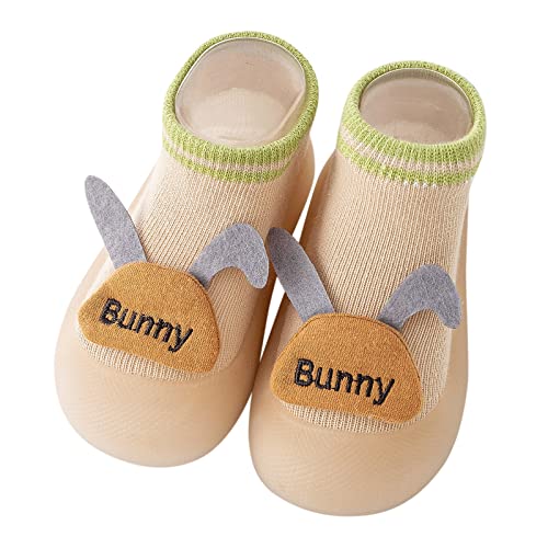 ReSin90s Krabbelschuhe Kinder Lauflernschuhe Baumwollschuhe Gestrickte Kinderschuhe Krabbelschuhe Tiermotive Für Baby Mädchen Jungen Kinder von ReSin90s