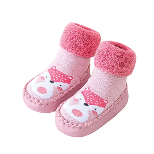 ReSin90s Krabbelschuhe Kinder Lauflernschuhe Weich Flach Gummisohle Anti-Rutsch Lauflernschuhe Babyschuhe Kinder Mädchen Barfussschuhe Kindergarten Slippers Jungen von ReSin90s