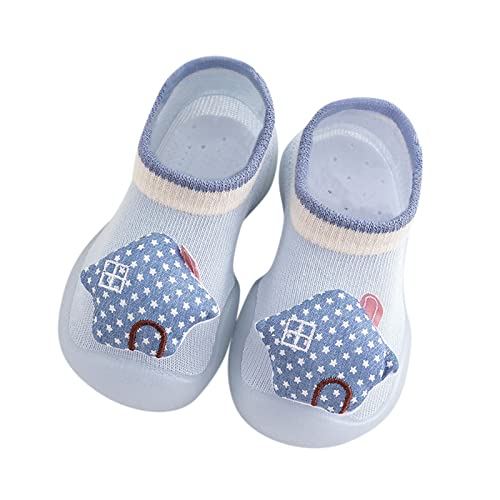 ReSin90s Krabbelschuhe Kinder Lauflernschuhe rutschfeste Lauflerner Schuhe Kleinkind Weicher Stricken Hausschuhe Kinderschuhe Babybodenschuhe Für Mädchen Jungen von ReSin90s