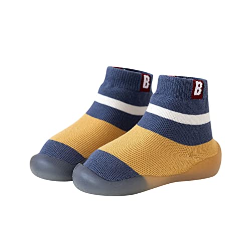ReSin90s Krabbelschuhe Kinder Lauflernschuhe rutschfeste Niedlicher Cartoon Weicher Stricken Socken Baby Barfußschuhe Kinderschuhe Für Baby Mädchen Junge von ReSin90s