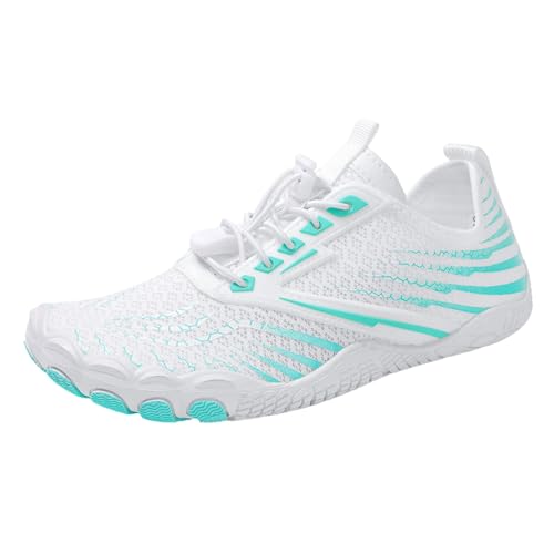 ReSin90s Laufschuhe Herren Damen Turnschuhe Sportschuhe Sneaker Straßenlaufschuhe rutschfest Schnürung Straßenlaufschuhe rutschfest Atmungsaktive Leichtgewichts Sneakers Outdoor Running Walkingschuhe von ReSin90s