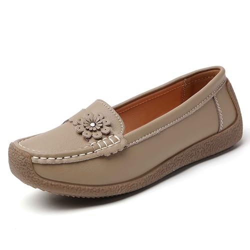 ReSin90s Mokassins Damen Loafer Bequeme Freizeitschuhe Leichte Fahrschuhe Mocassin Penny Schuhe Slippers Modische Halbschuhe Fahrerschuhe von ReSin90s
