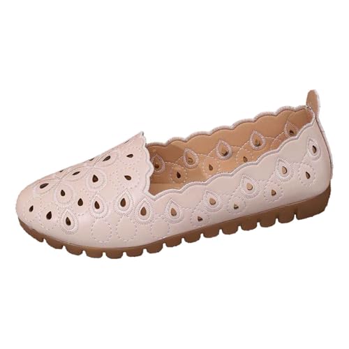 ReSin90s Mokassins Damen Loafer Bequeme Mokassins Freizeitschuhe Flache Schuhe Weiche Sohle Slip-On Halbschuhe Ohne Absatz Vegan Mit Schnalle von ReSin90s