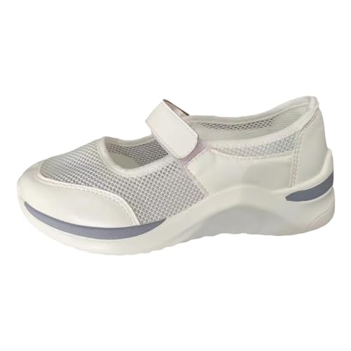 ReSin90s Orthopädische Schuhe Damen Slip on Strick Schuhe Mokassins Gymnastikschuhe Sneaker Elegant Loafer rutschfest Atmungsaktiv Leichtgewichts Sportschuhe Bequeme Outdoor Sommerschuhe Turnschuhe von ReSin90s