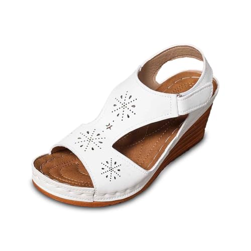 ReSin90s Pantoletten Damen Mit Absatz Sommer Elegant Sandaletten Casual Keilsandalen Pantoletten Peeptoe Wedge Sommerschuhe Damenschuhe Sandalen Abendschuhe ReSin90s Pantoletten Damen Mit Absatz Sommer Elegant Sandaletten Casual Keilsandalen Pantoletten Peeptoe Wedge Sommerschuhe Damenschuhe Sandalen Abendschuhe von ReSin90s