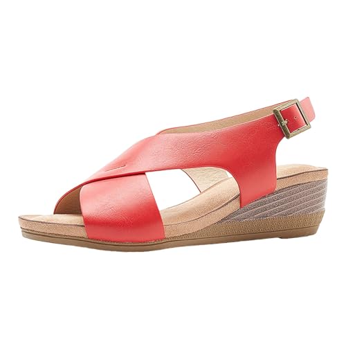 ReSin90s Pantoletten Damen Mit Absatz Sommer Elegant Sandaletten Casual Keilsandalen Pantoletten Peeptoe Wedge Strandschuhe Keilabsatz Pumps Freizeitsandale Damensandalen ReSin90s Pantoletten Damen Mit Absatz Sommer Elegant Sandaletten Casual Keilsandalen Pantoletten Peeptoe Wedge Strandschuhe Keilabsatz Pumps Freizeitsandale Damensandalen von ReSin90s