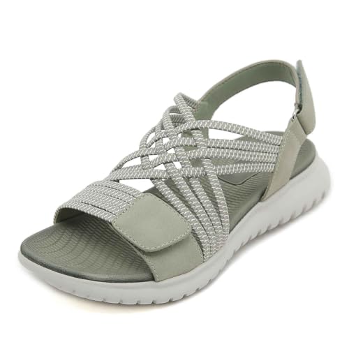 ReSin90s Sandalen Damen Sommer Bequem Leichte Sandale Mesh Weiche Sohle Damenschuhe Open Toe Strandsandalen Slingback Elastischen Schuhe Freizeit Low Wedge Sandalette Strandsandaletten ReSin90s Sandalen Damen Sommer Bequem Leichte Sandale Mesh Weiche Sohle Damenschuhe Open Toe Strandsandalen Slingback Elastischen Schuhe Freizeit Low Wedge Sandalette Strandsandaletten von ReSin90s